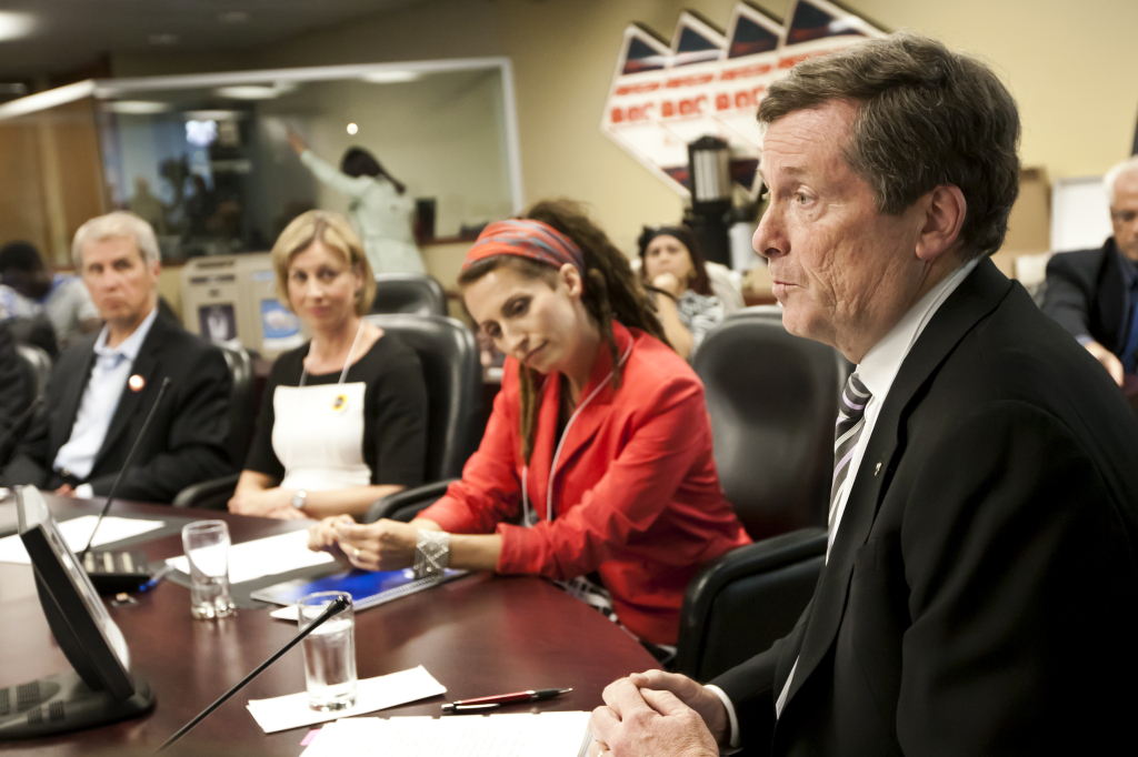 John Tory, Mayoral Candidate for Toronto Photo By: Pooyan Tabatabaei