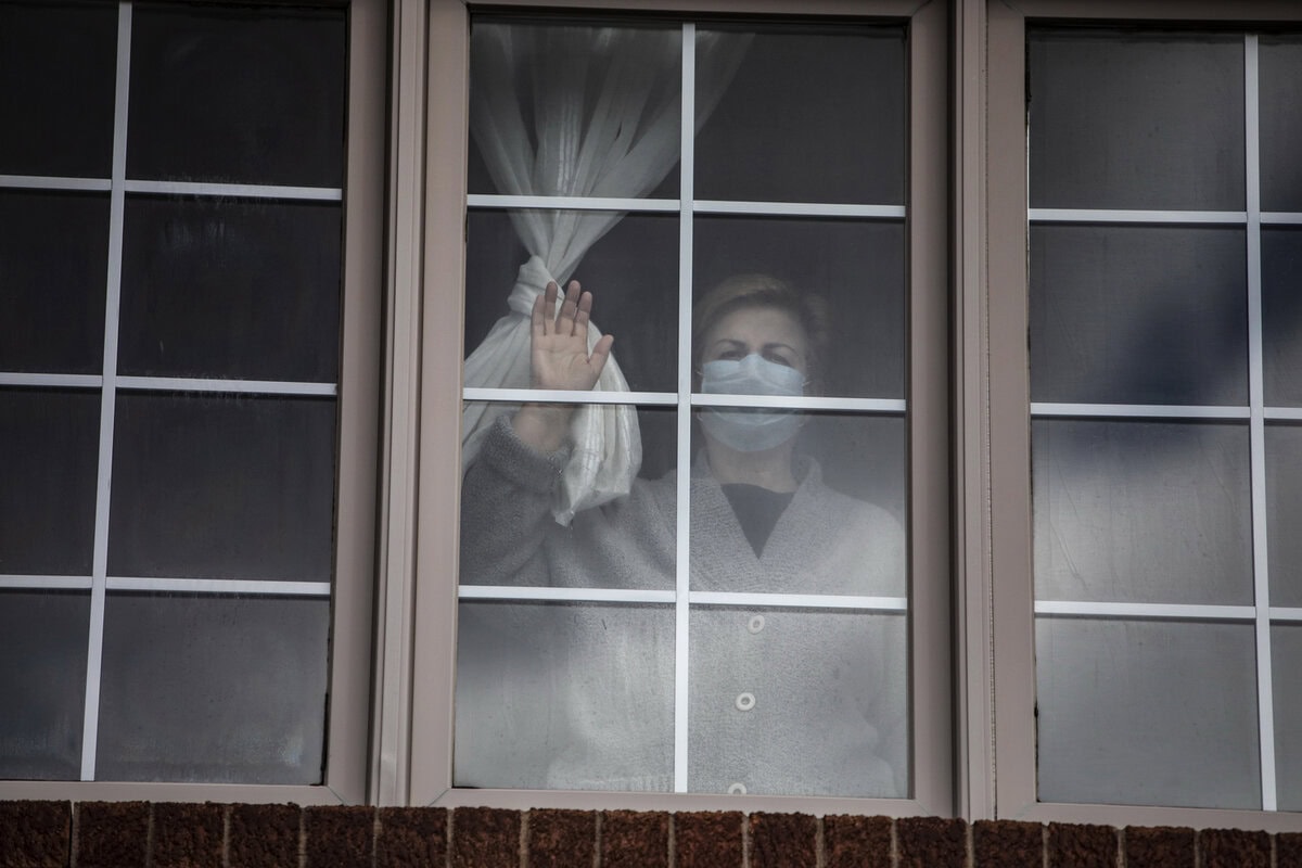 بهناز رهبر در قرنطینه در دوران کرونا